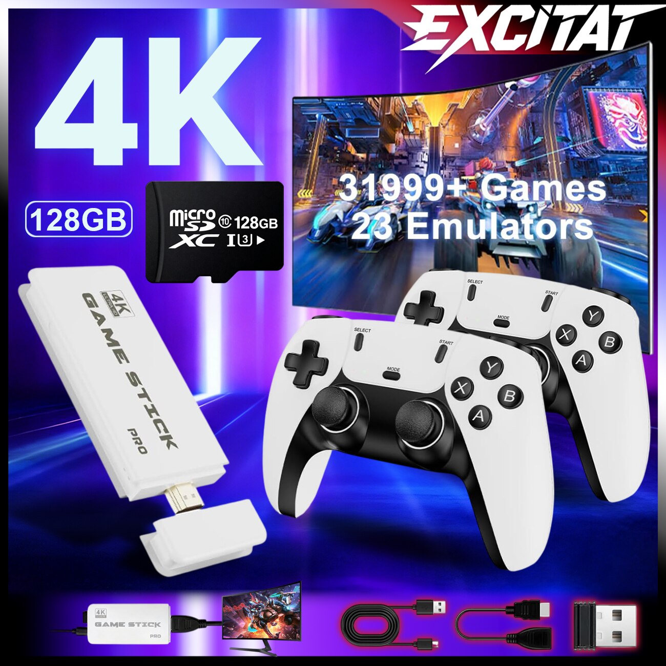 Excitat Game Stick PRO 4K