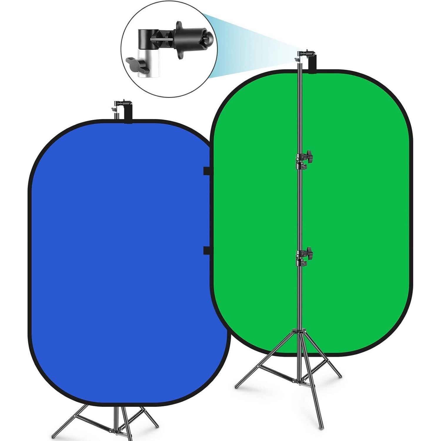 Kit Fundal Excitat Verde/Albastru