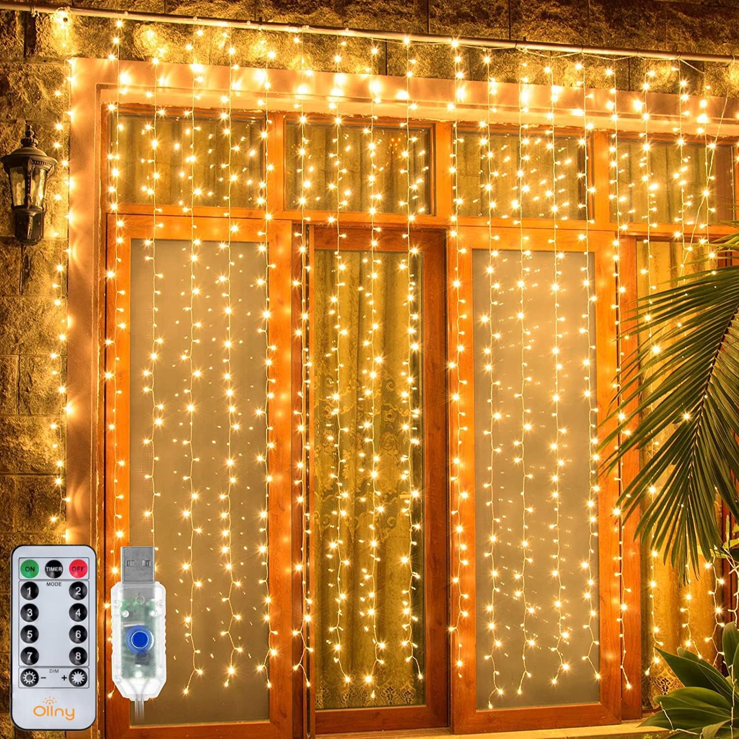 Instalatie perdea 3x3m 300 LED JENUOS