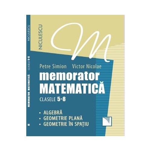 Memorator matematica clasele 5-8