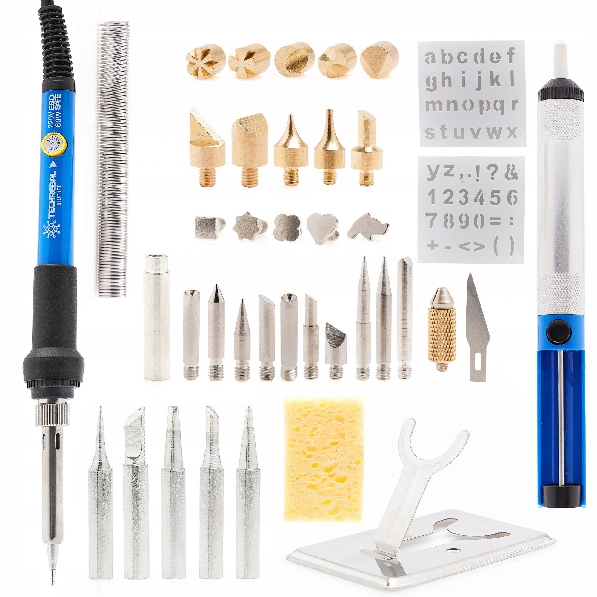 Pistol de lipit / aparat pirogravat Blue Jet