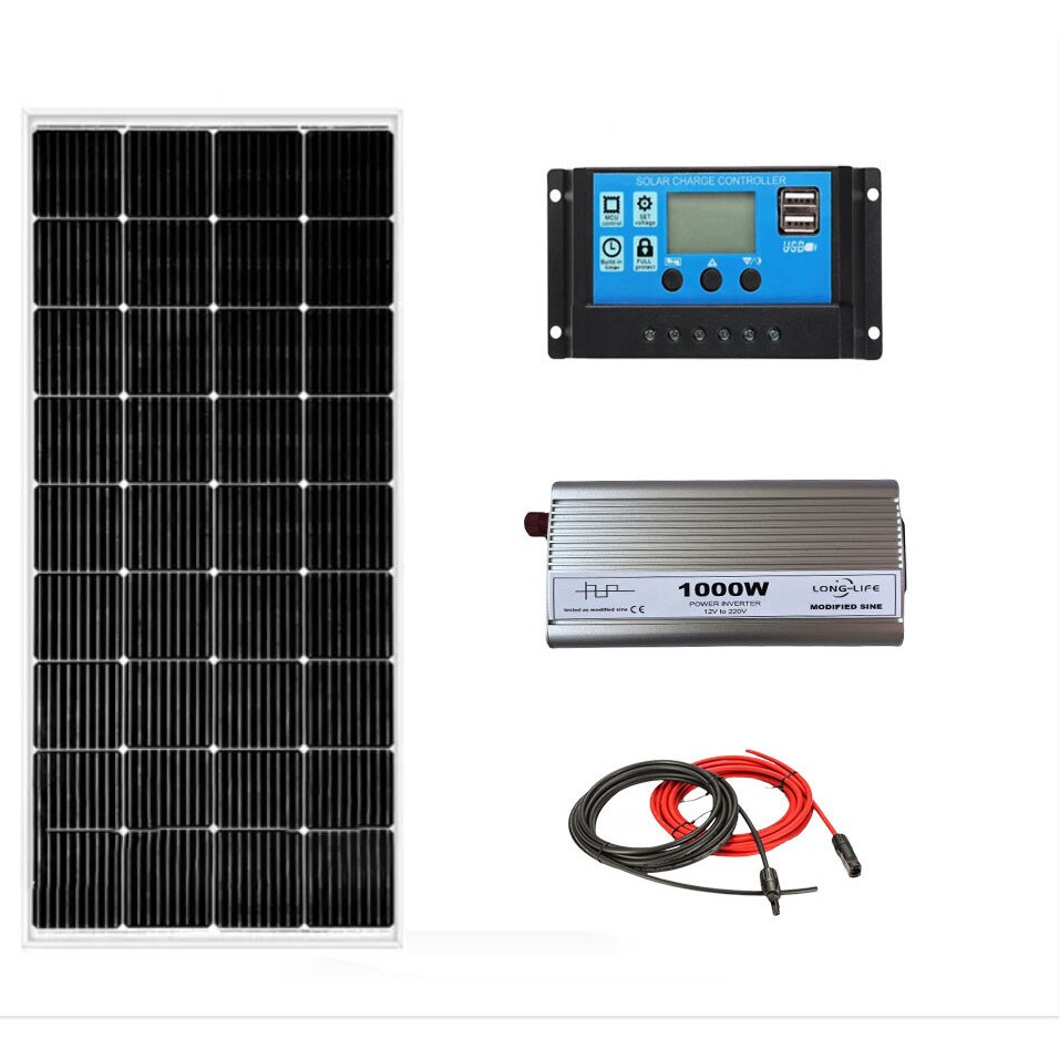 Kit Solid Volt 120W + invertor 1000W