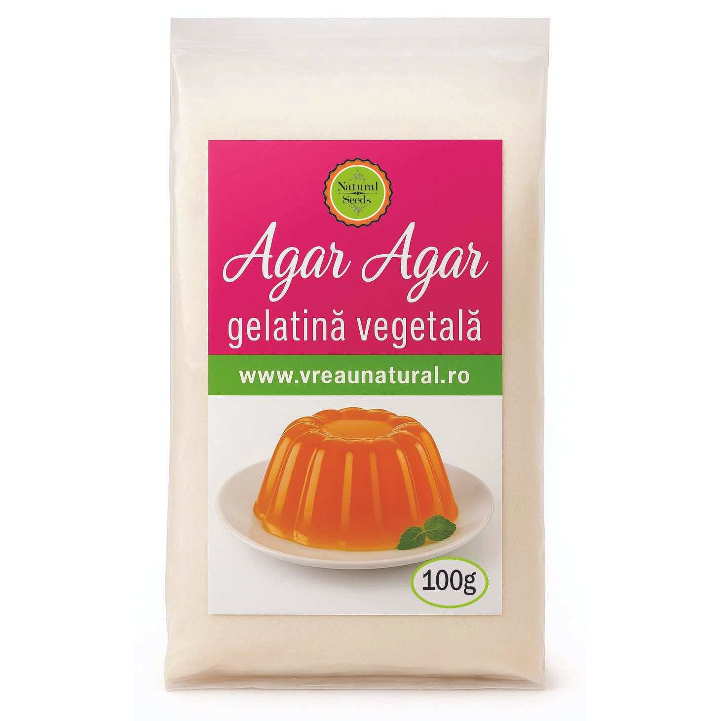 Agar Agar 100 gr Natural Seeds Product