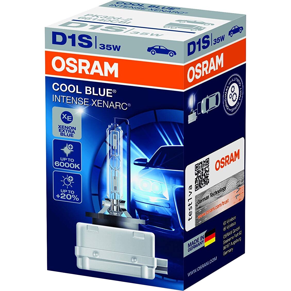 Bec Xenon D1S Osram Cool Blue Intense