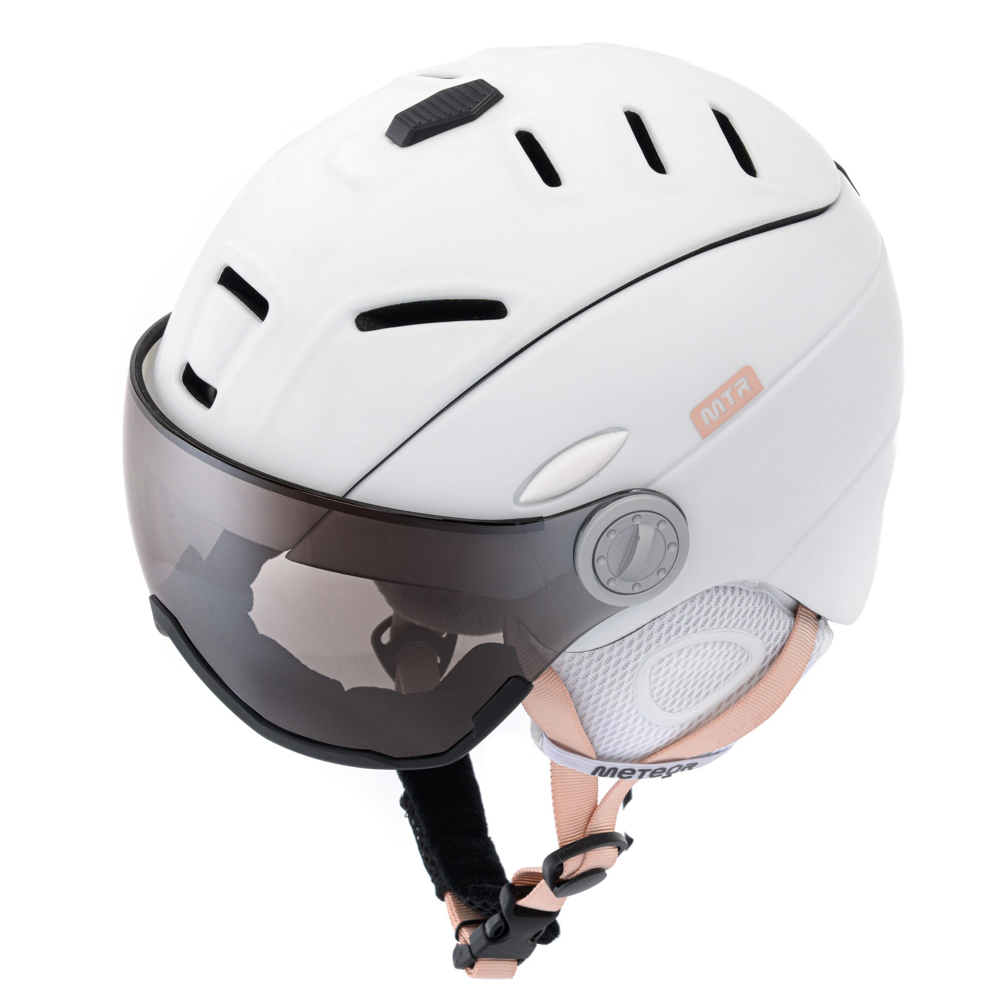 Casca de schi Meteor Holo Cu Visor Alb