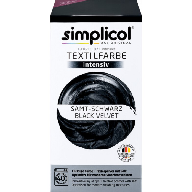 Vopsea textile Simplicol Intensive Velvet Black