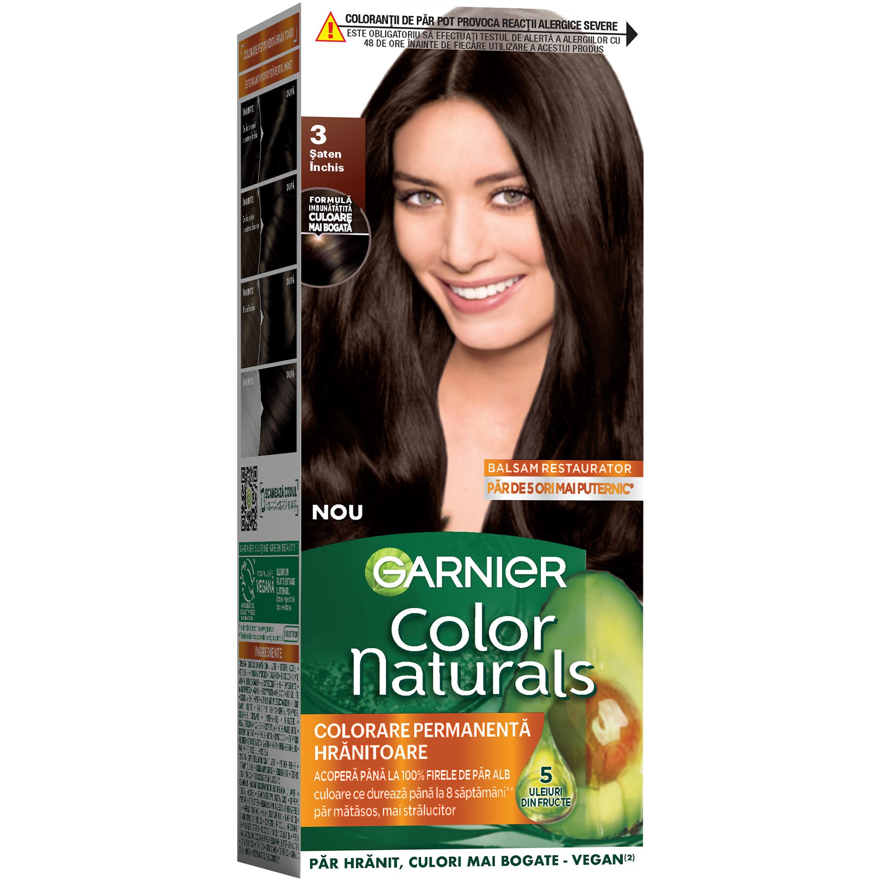 Garnier Color Naturals 3 Saten Inchis