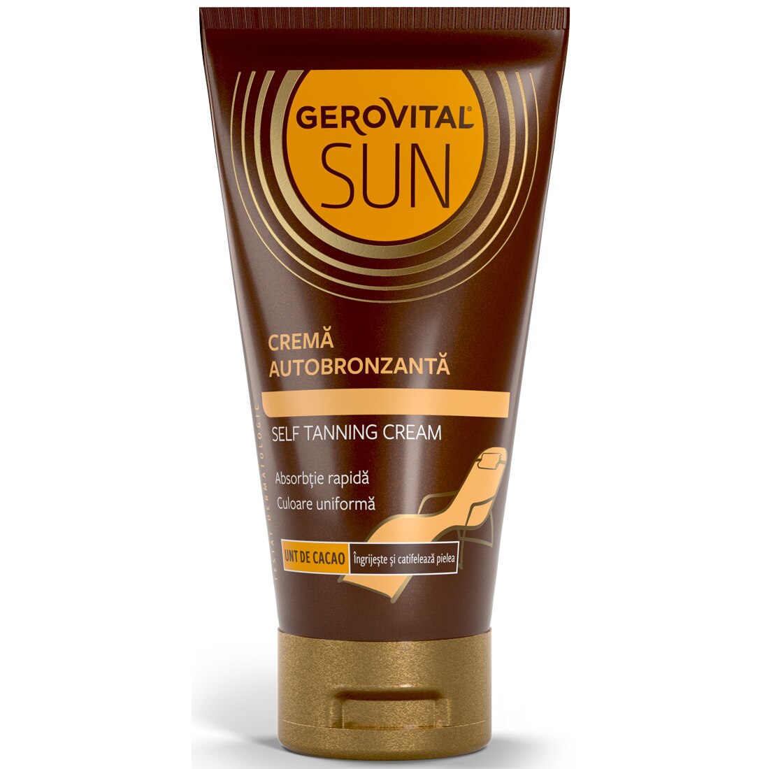 Cremă autobronzantă Gerovital Sun