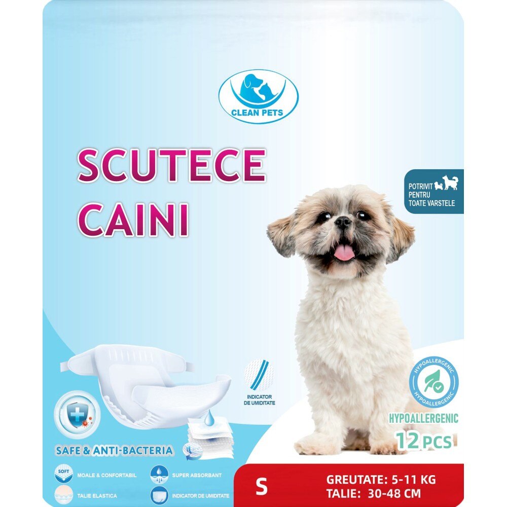 Scutece Clean Pets Femele S