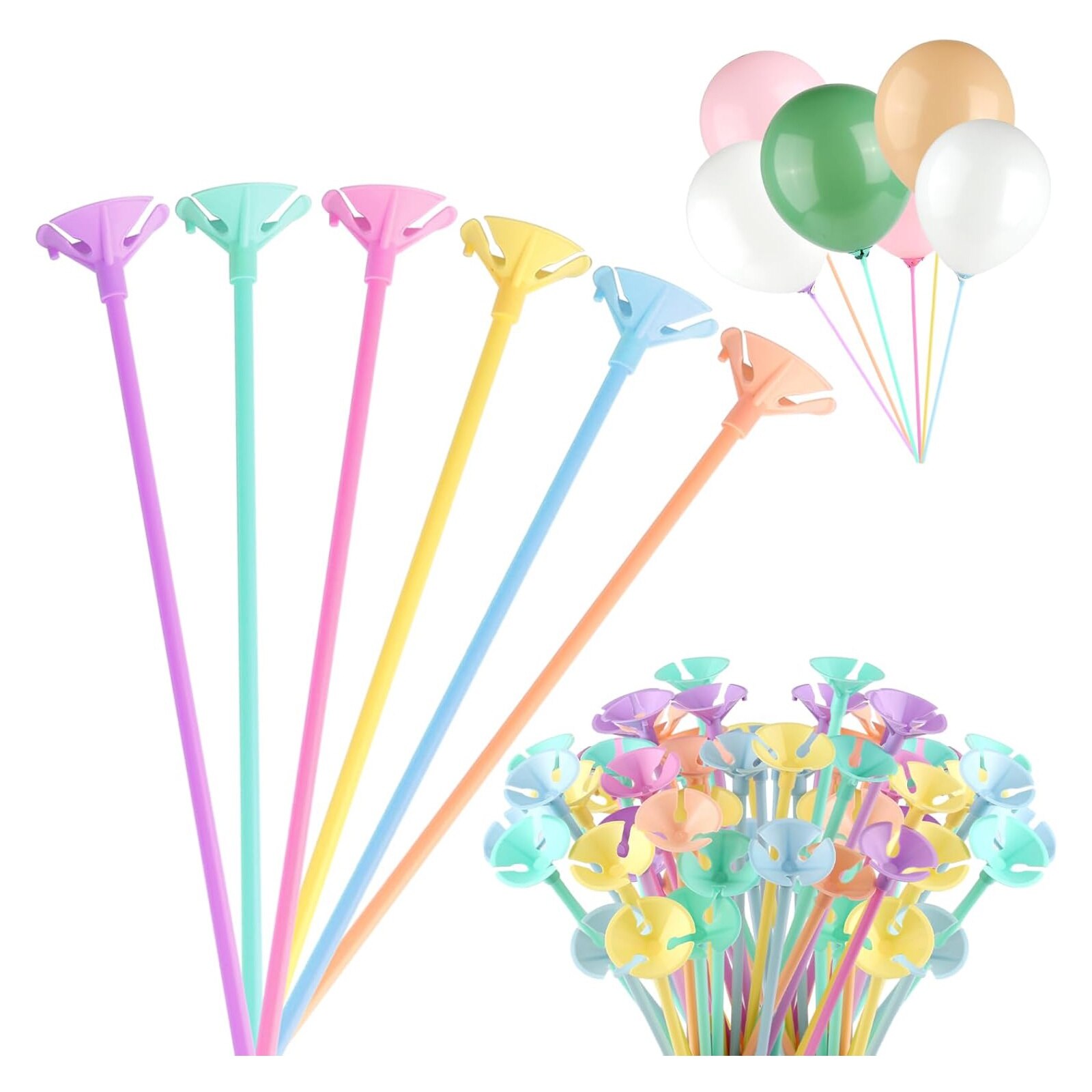 Set 100 Bete Rozete Baloane