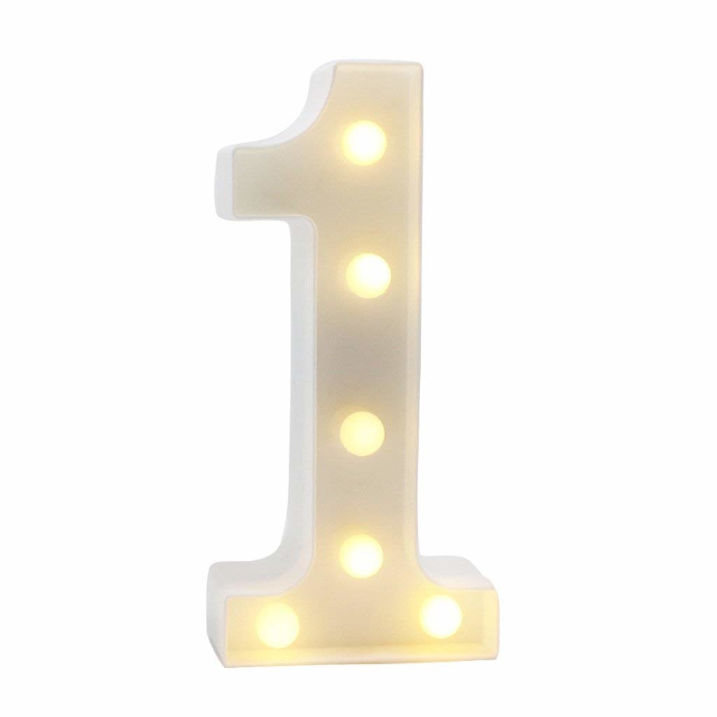 Cifra volumetrică 1 LED