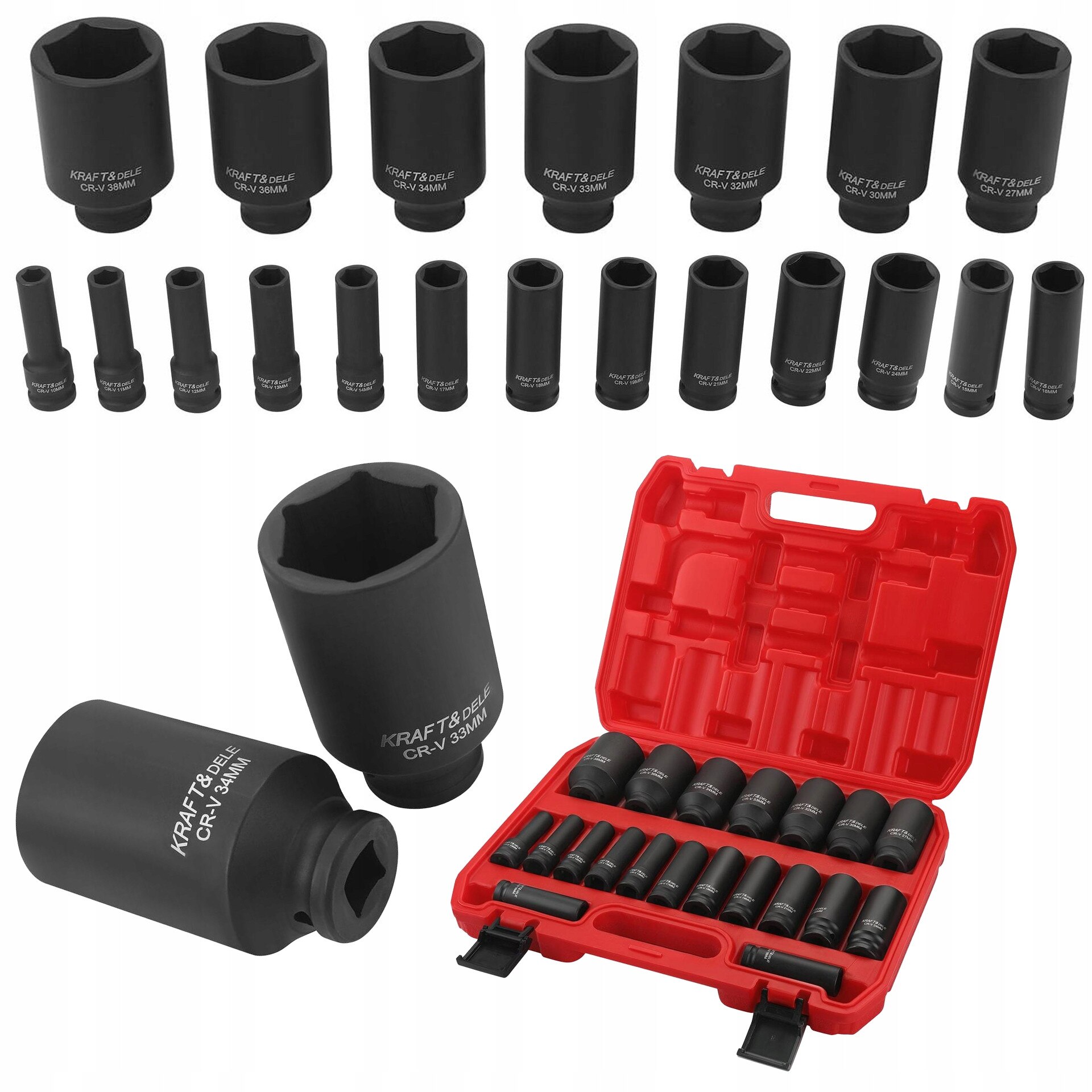 Set chei tubulare impact Kraft&Dele KD11794