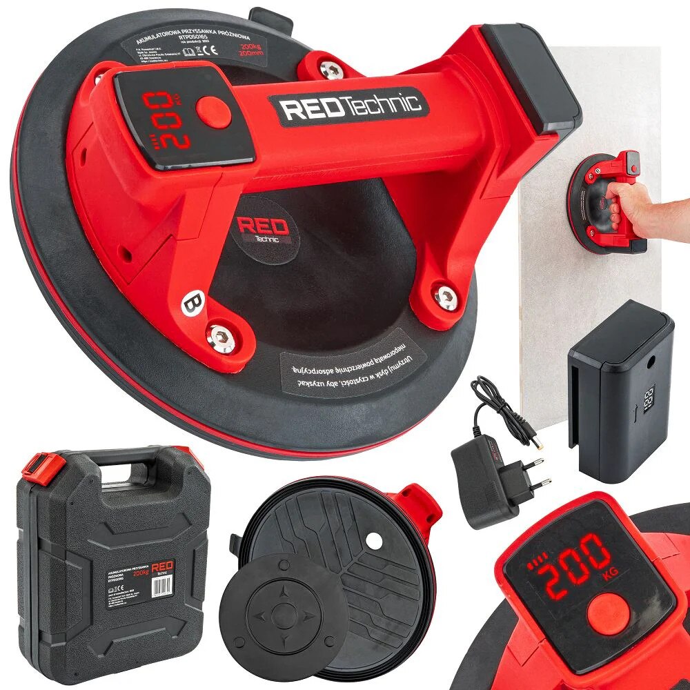 Ventuza cu vid 200 mm Red Technic RTPDS0165