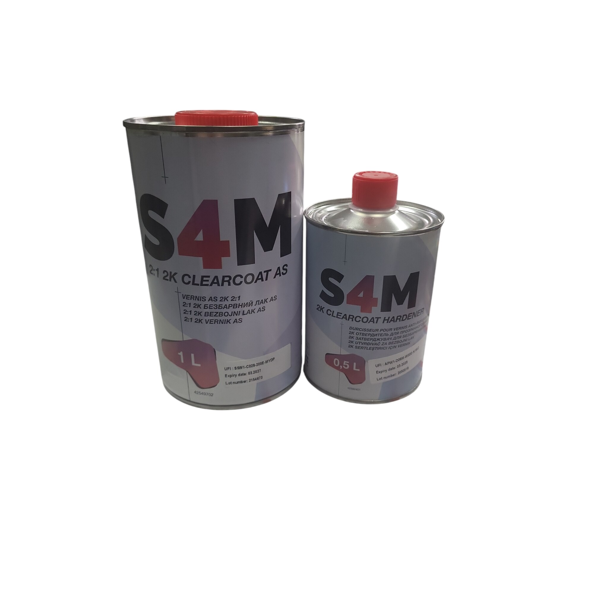 Set Lac Acrilic S4M 1L + Intăritor