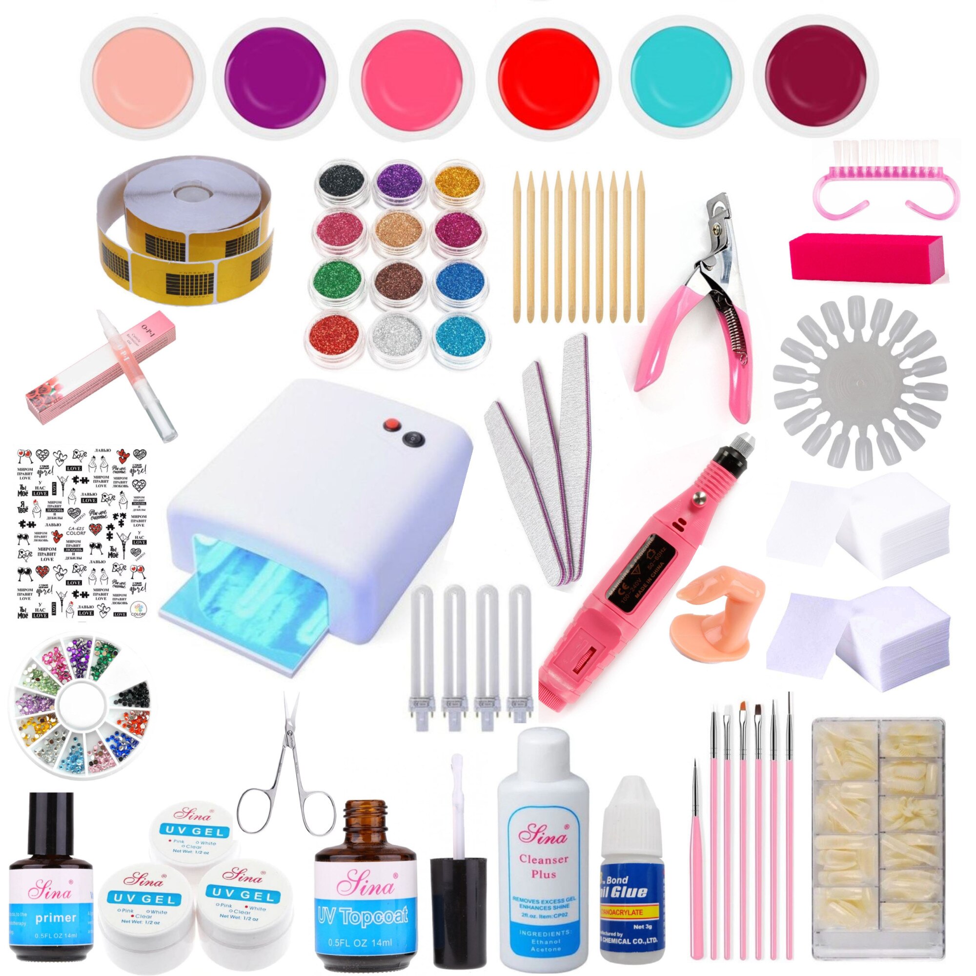 Kit Unghii False 399 piese OEM