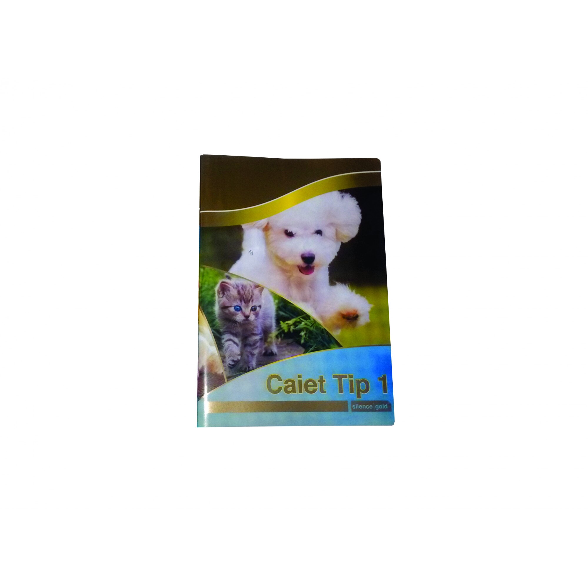 Caiet Tip 1 Silence Gold