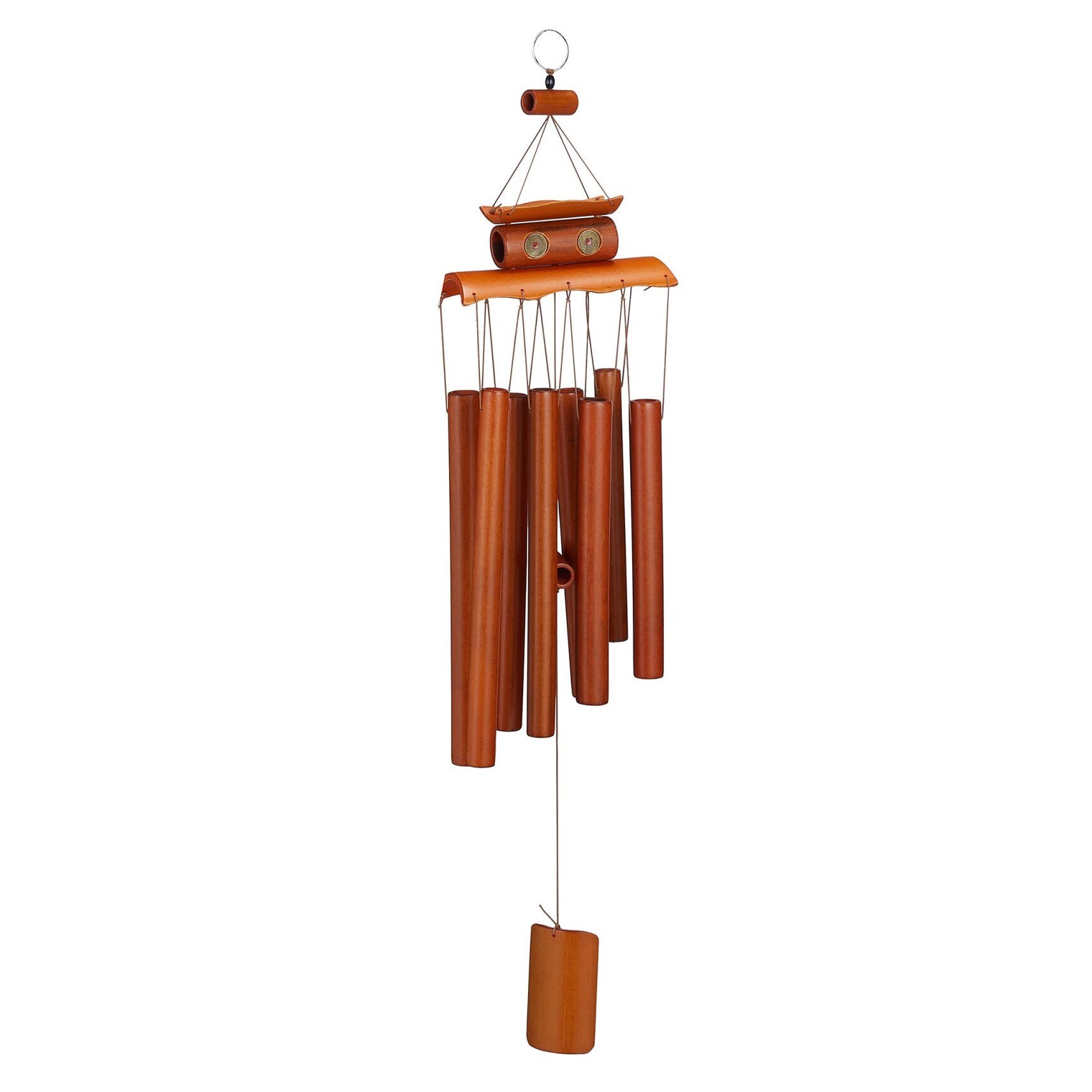 Clopotel de vant 8 tuburi bambus