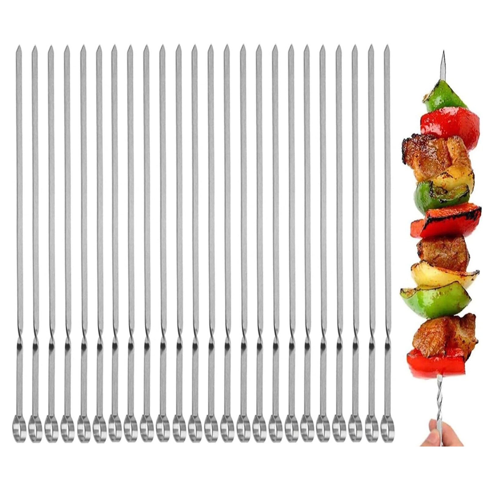 Set 24 bete frigarui SINBINTA Inox 40 cm
