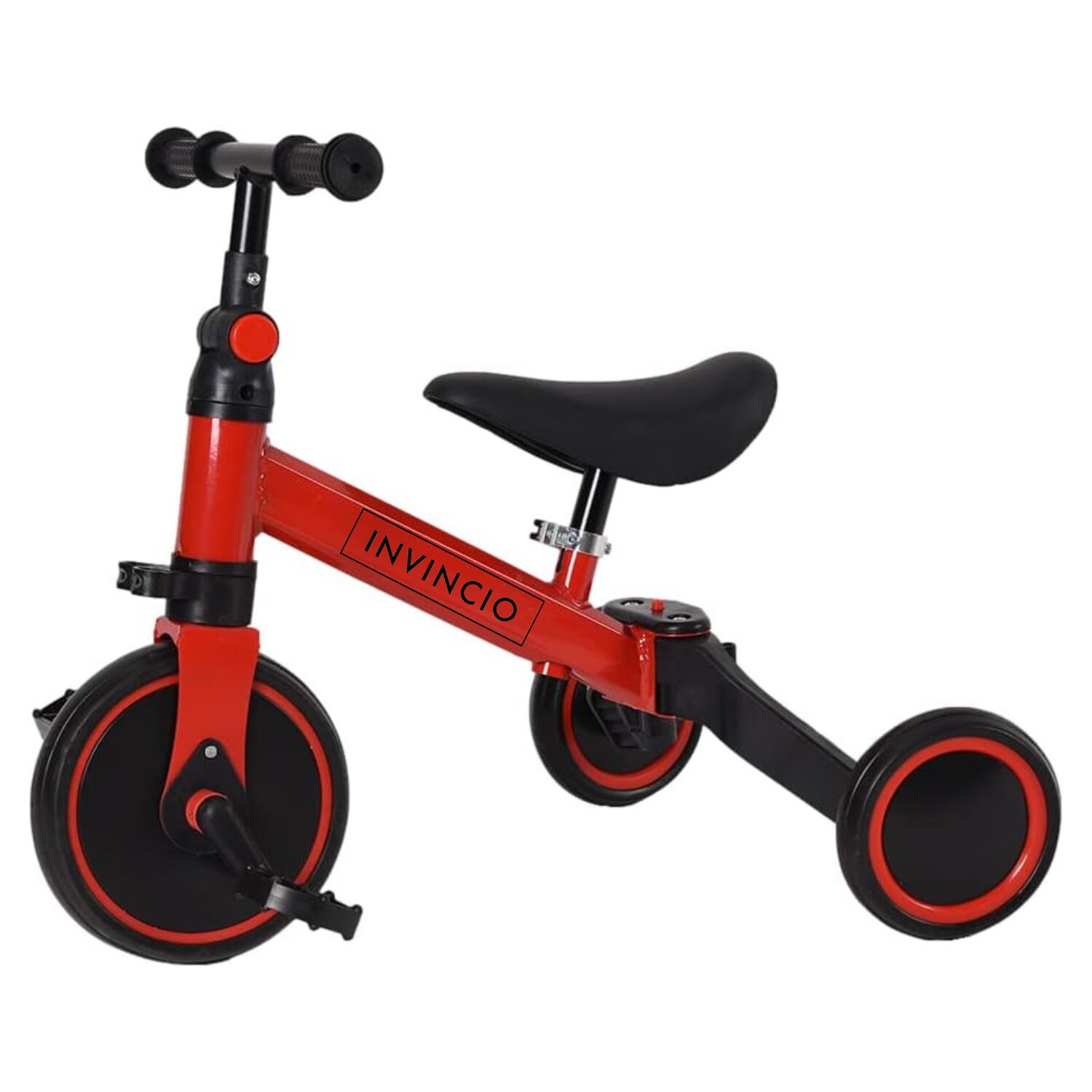 Tricicletă Invincio EasyRide 4 în 1 (roșu)