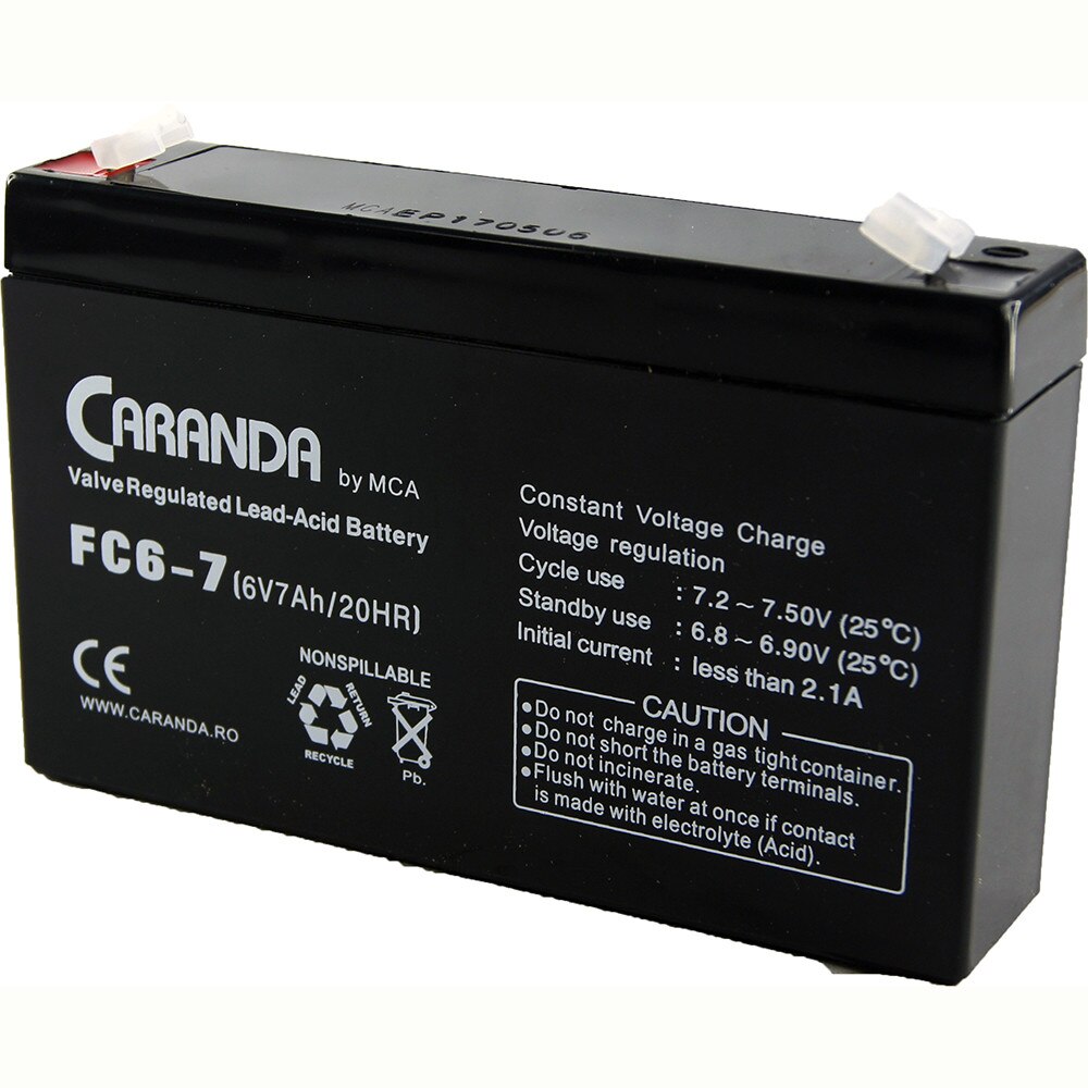 Acumulator Caranda 6V 7Ah FC6-7