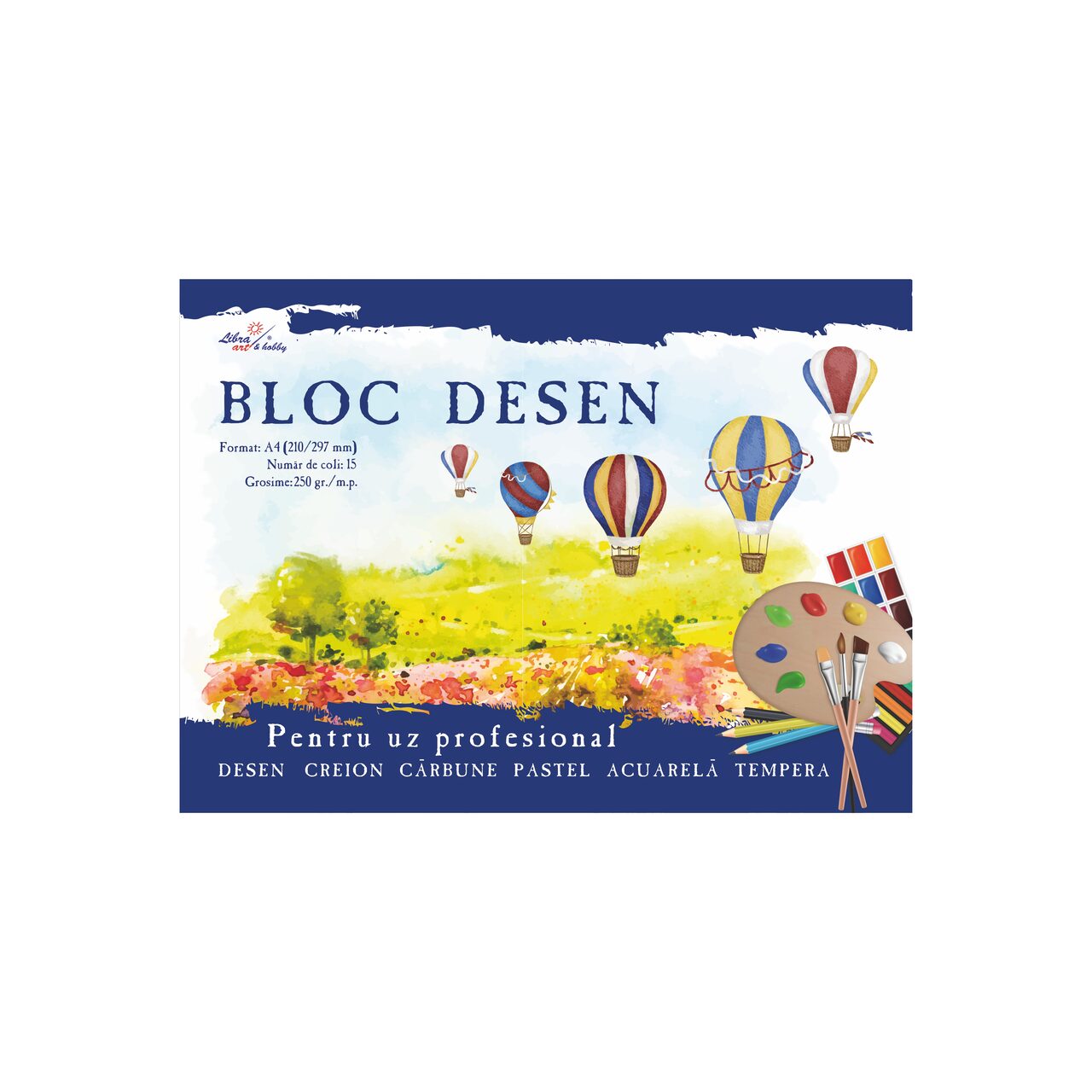 Bloc desen A4 Libra 250g