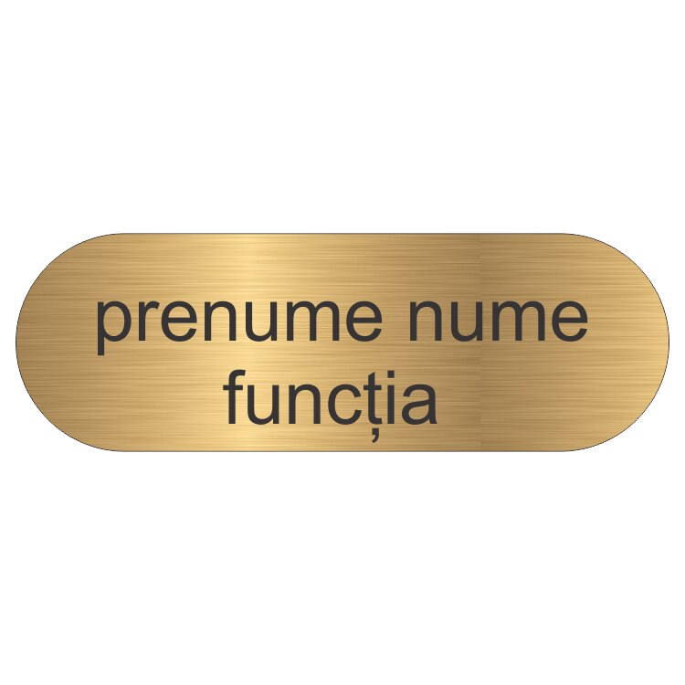 Ecuson ABS Auriu Gravat Creative Sign