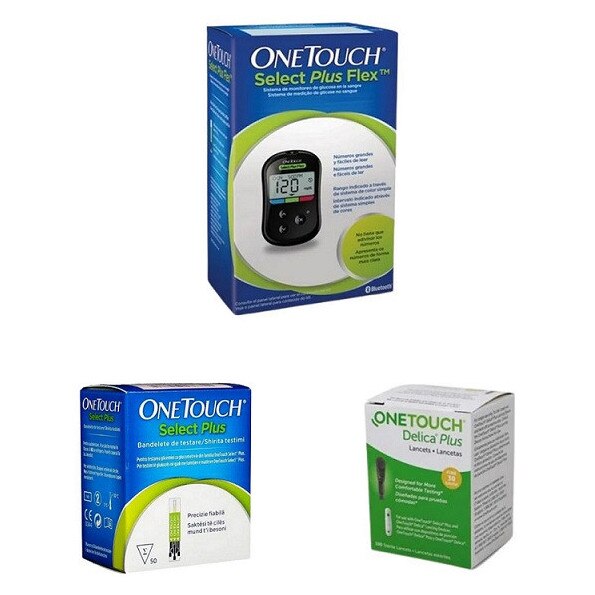 Set glucometru OneTouch Select Plus Flex (pachet)