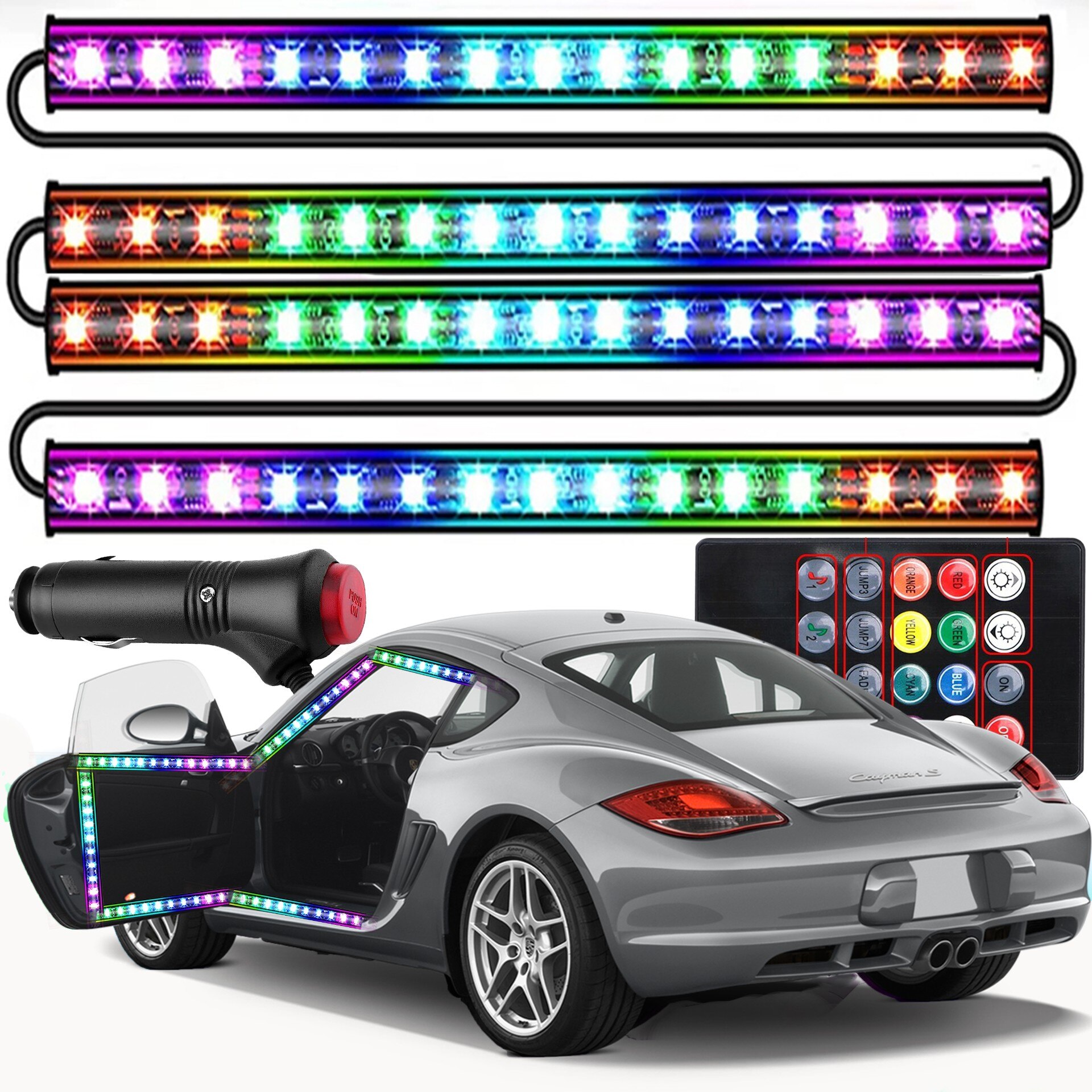 Set 4 Benzi LED RETOO