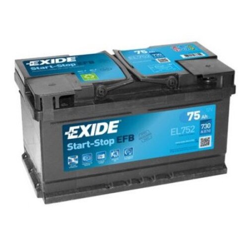 Exide Start&Stop EFB 75Ah