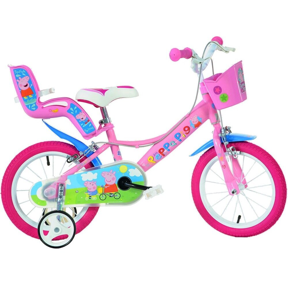 Bicicletă fetiță Dino Bikes 14 inch Purcelușa Peppa