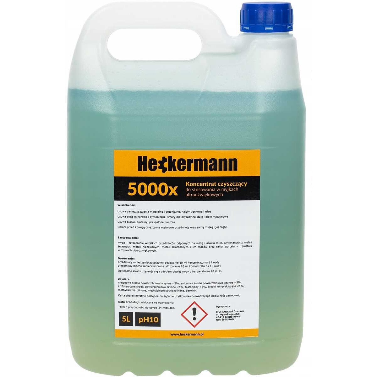 Soluție curățare ultrasunete Heckermann 5L