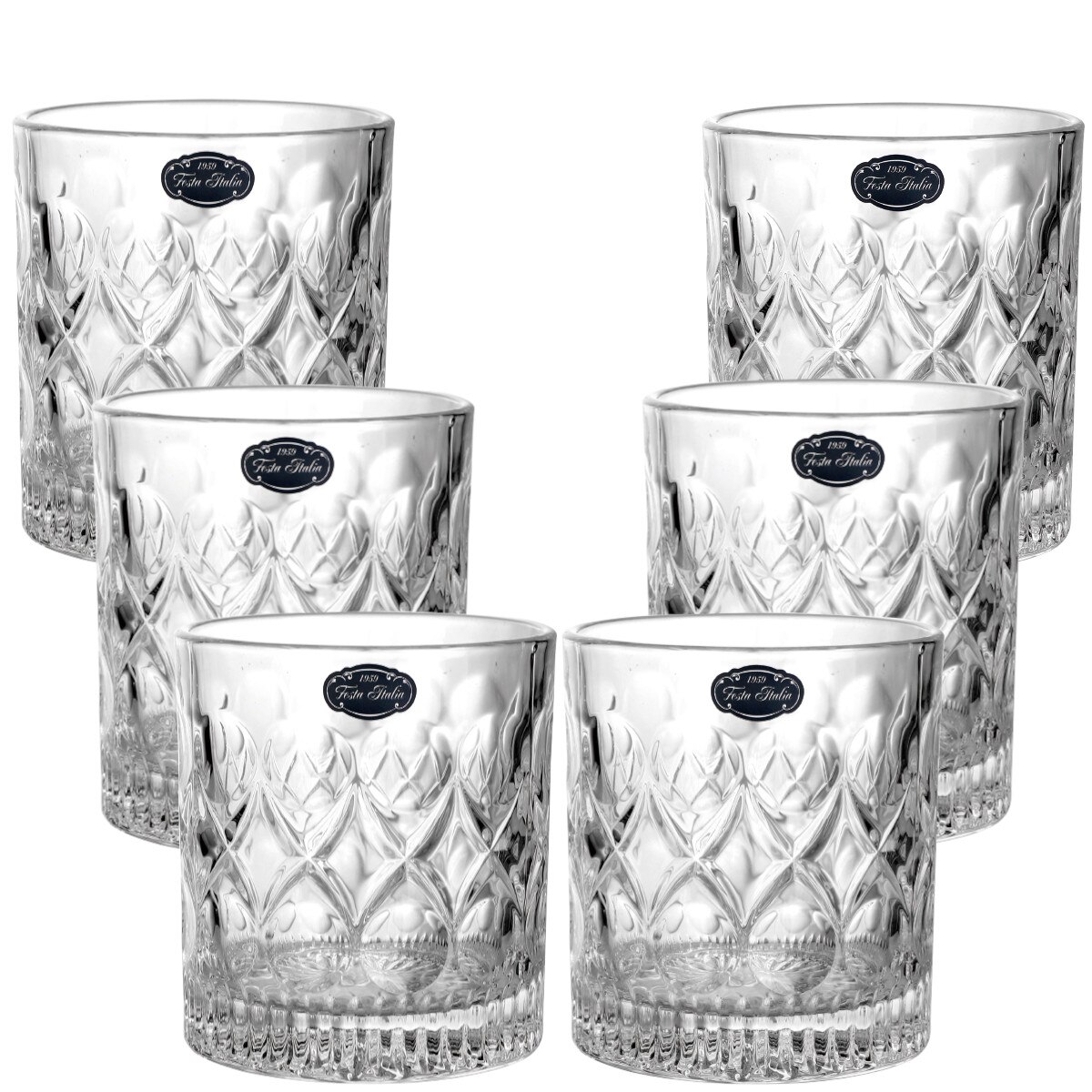 Set pahare whisky Festa Italia Saveria