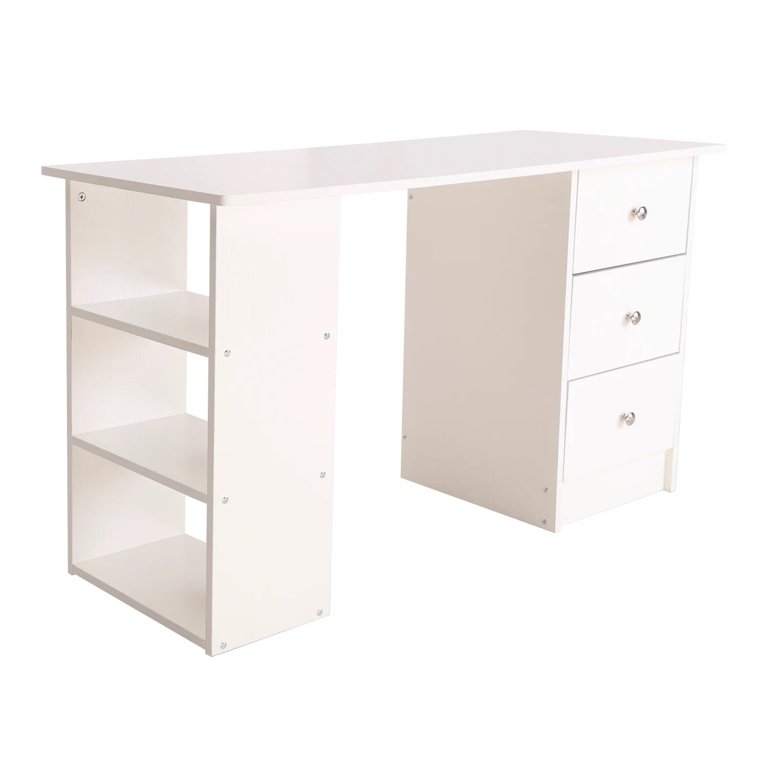 Birou HomCom 3 rafturi/3 sertare