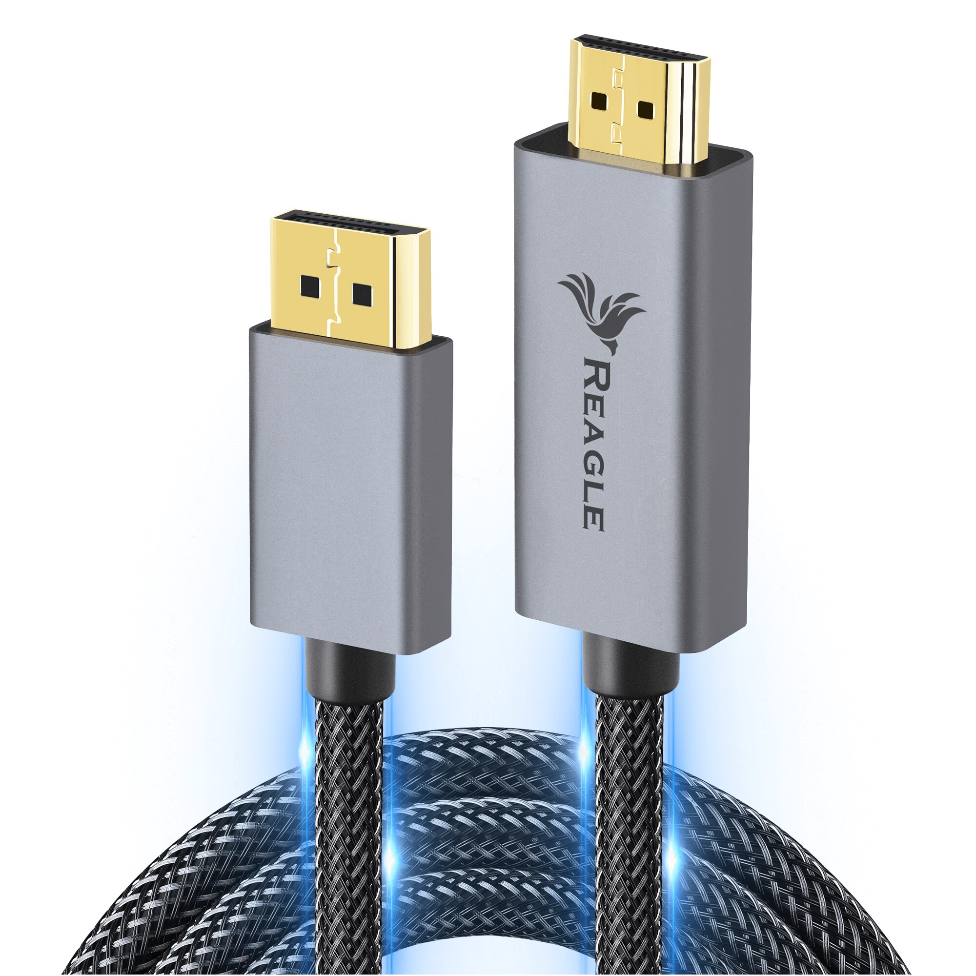 Cablu Reagle DisplayPort HDMI 4K 30Hz 1m
