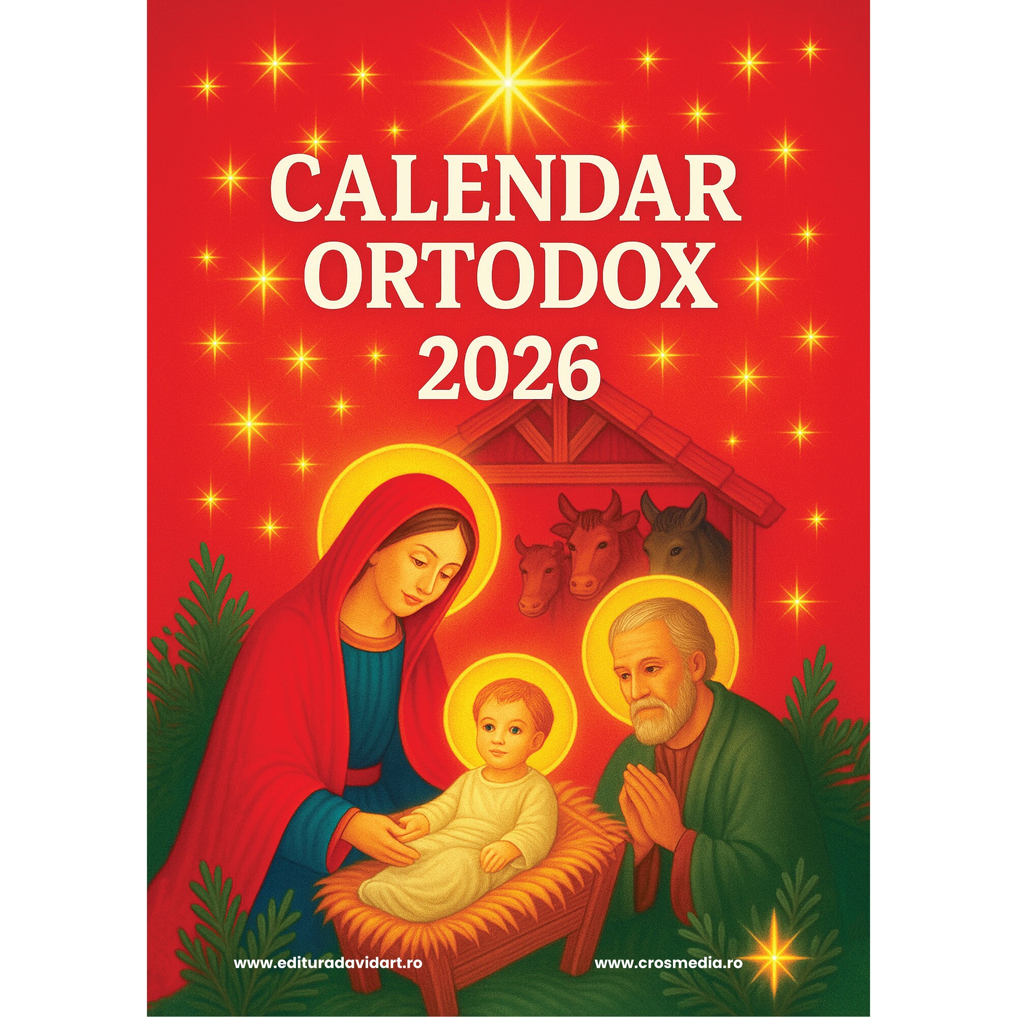 Calendar Ortodox 2026 A3 David Art