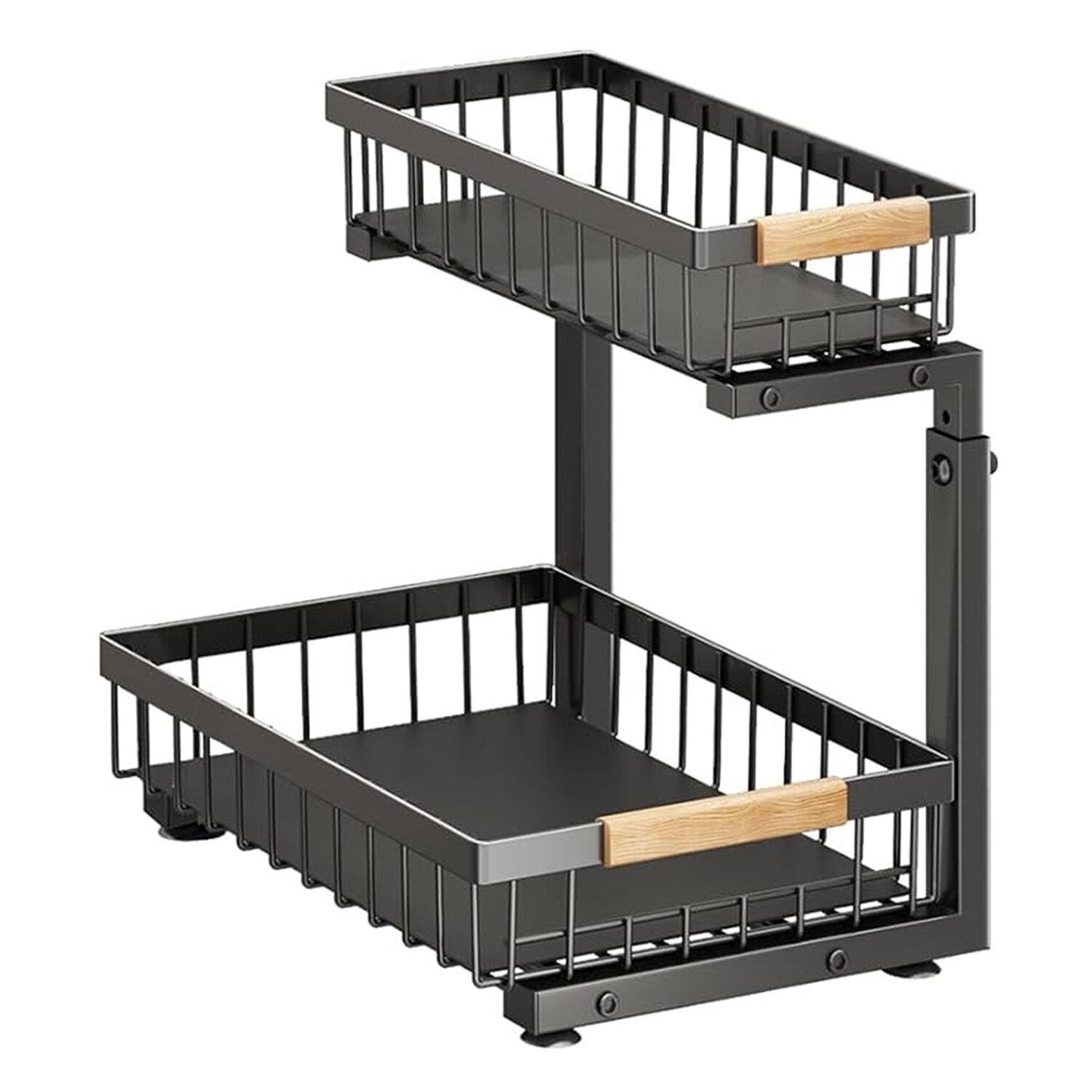 Elindor Organizator 2 Nivele Negru