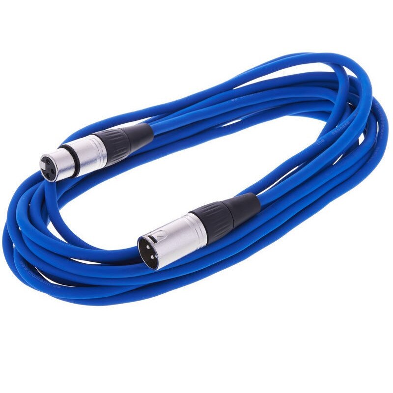 Cablu microfon SSSNAKE 6m Albastru