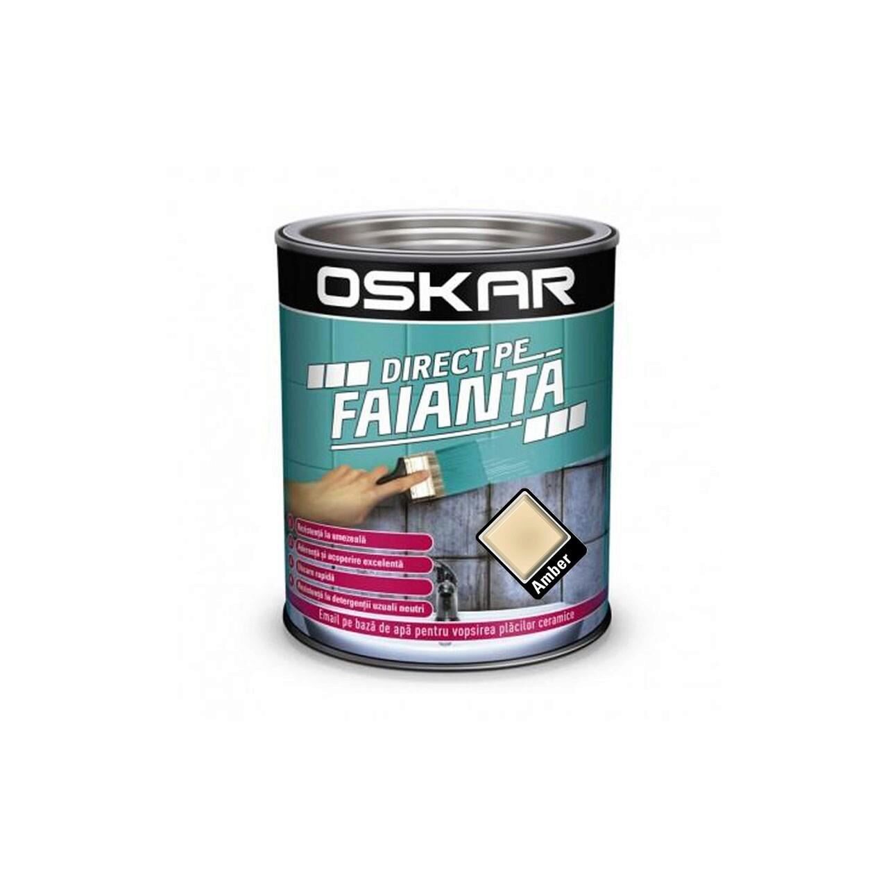 Vopsea Oskar Direct pe Faianta Amber
