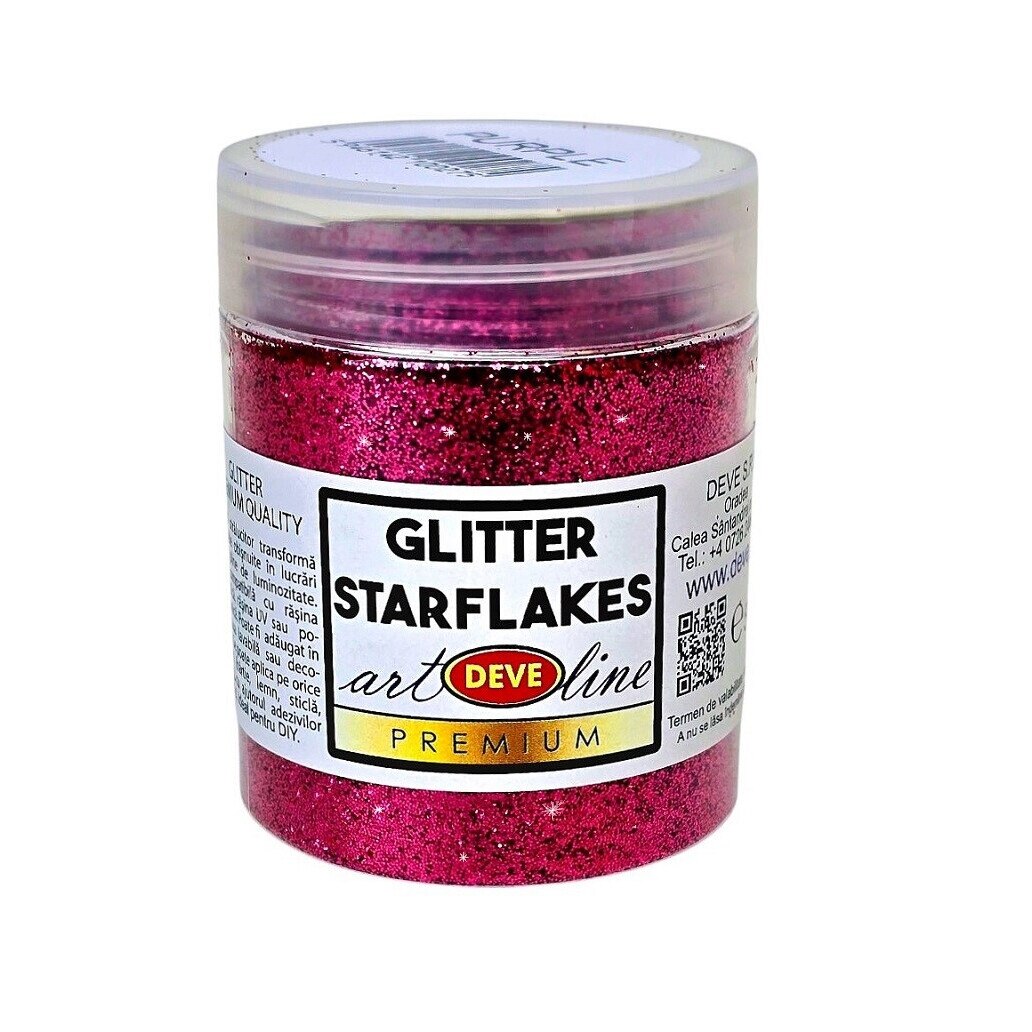 Sclipici Starflakes Magenta Deve