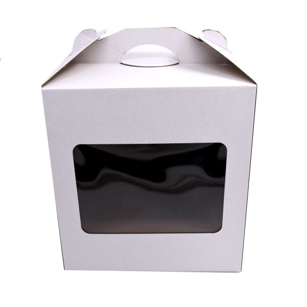 Cutie tort inalta 30x30x25 cm cu fereastra