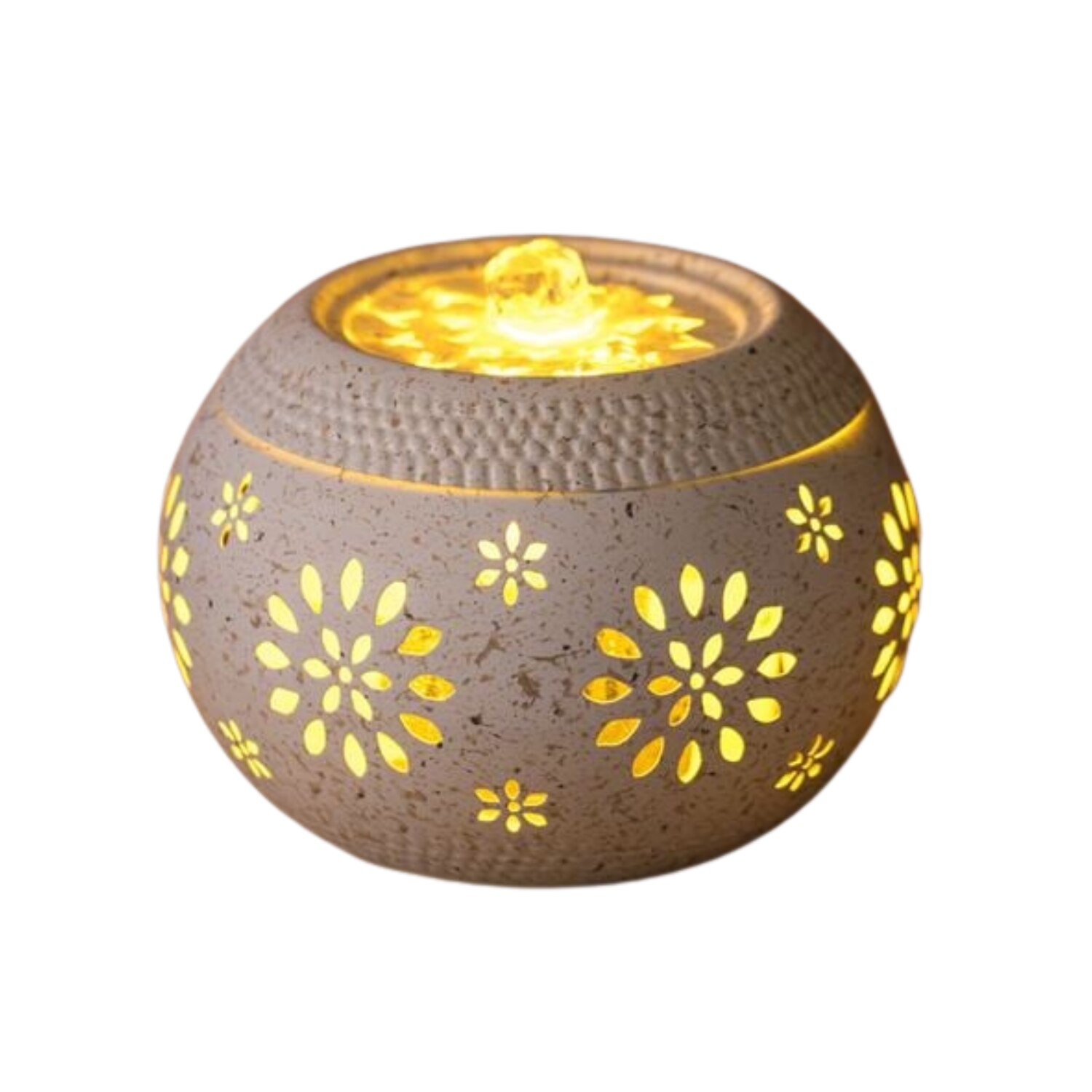 OEM Fântână Decorativă Bol Alb