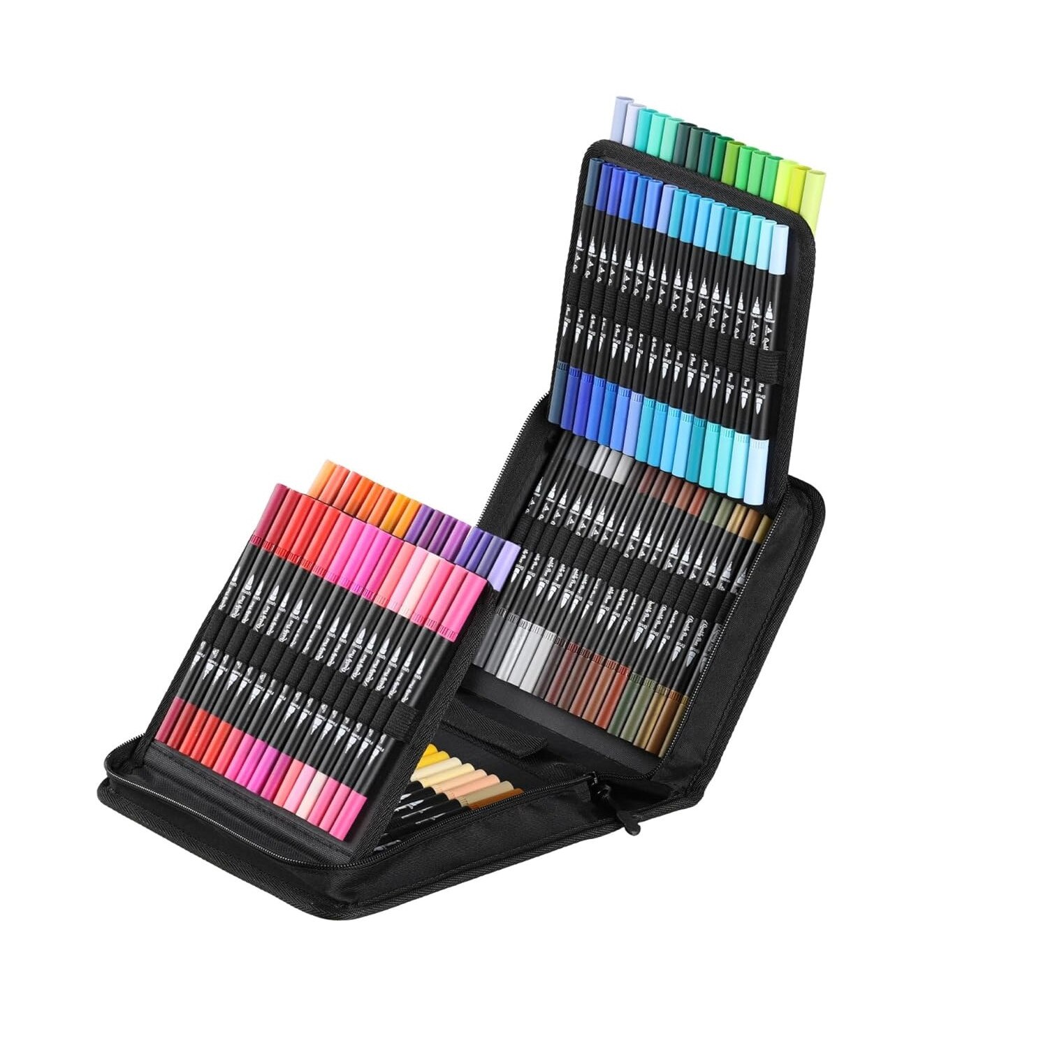 Set 100 Carioci Dublu Vârf Tritart