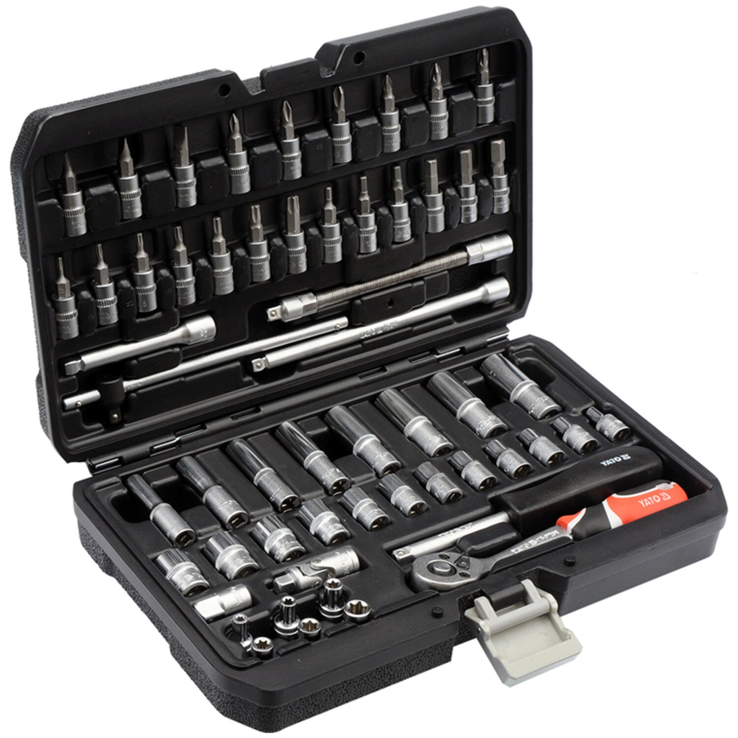 Set chei tubulare 56 piese Yato