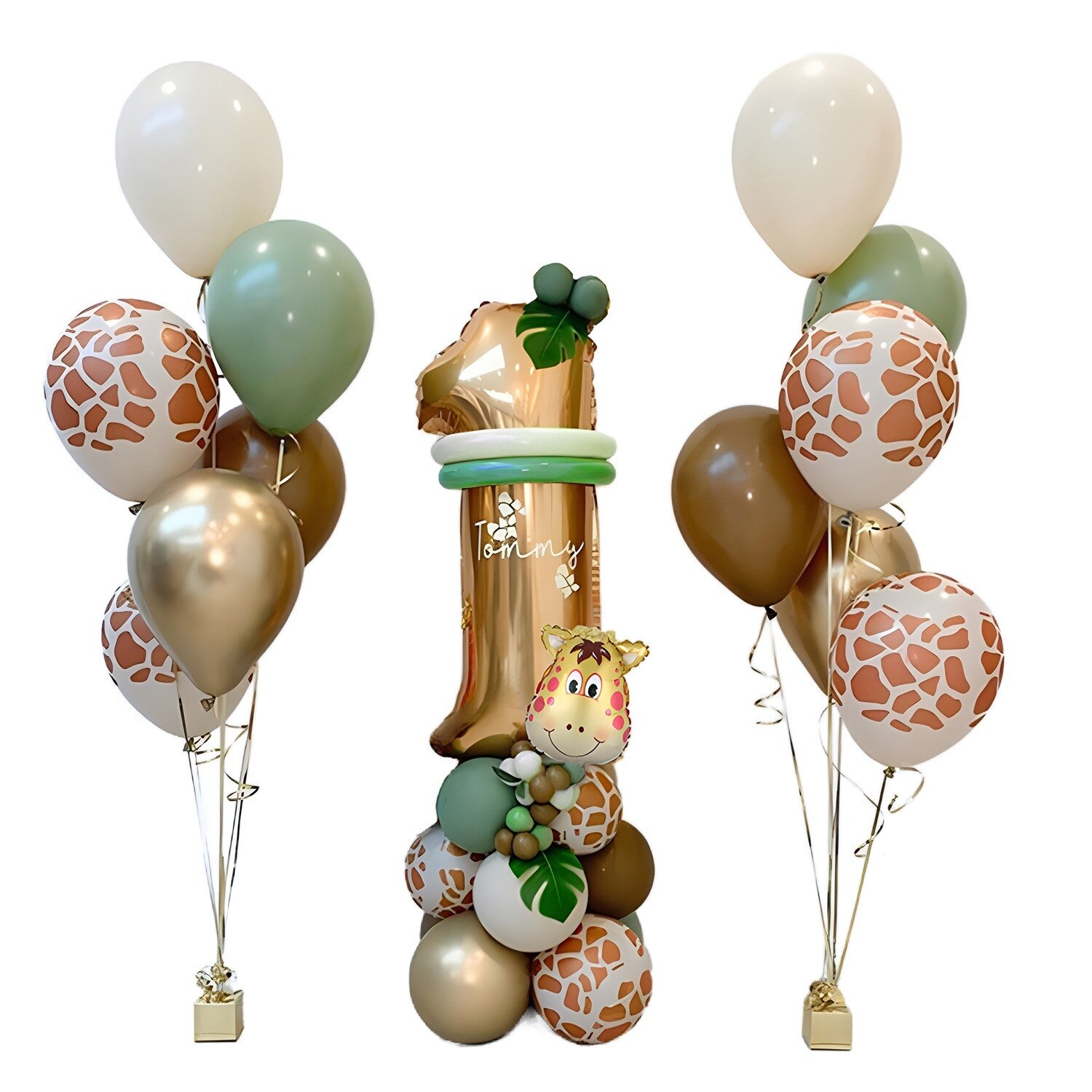 Set 30 baloane Girafă și Cifra 1 Avaleea