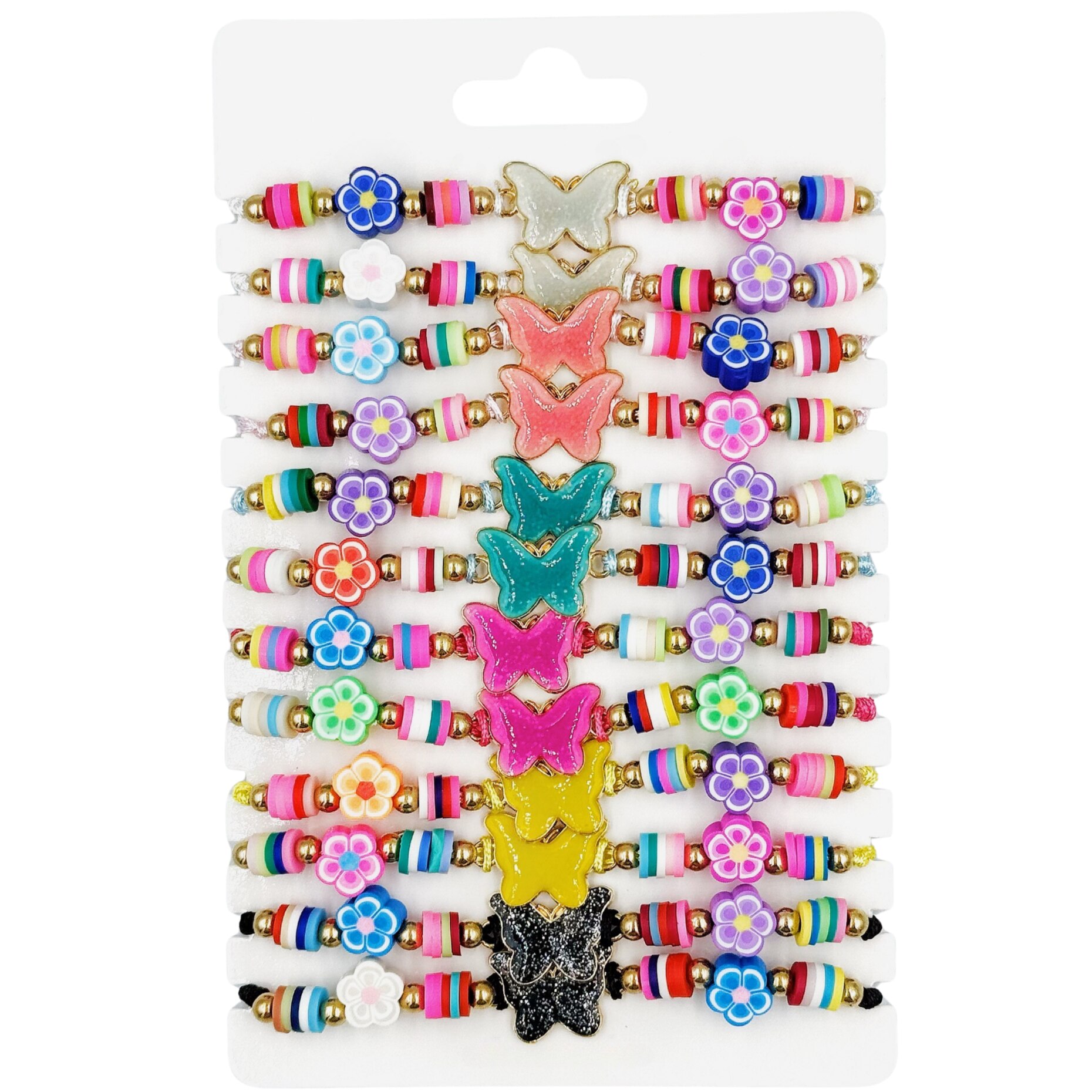 Set 12 Brățări Mărțișor Nevermore Fluture