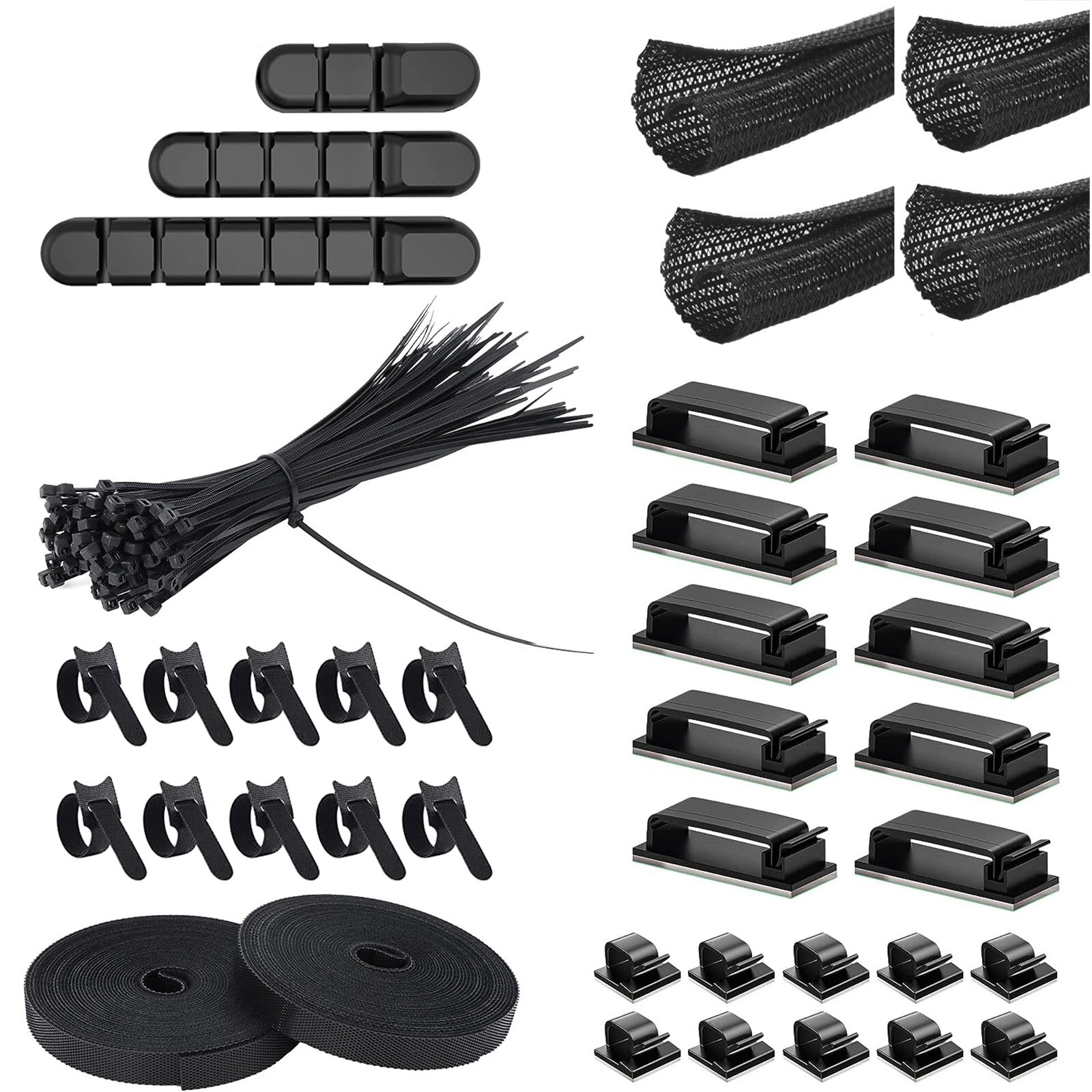 Kit organizare cabluri NUODWELL 139 buc