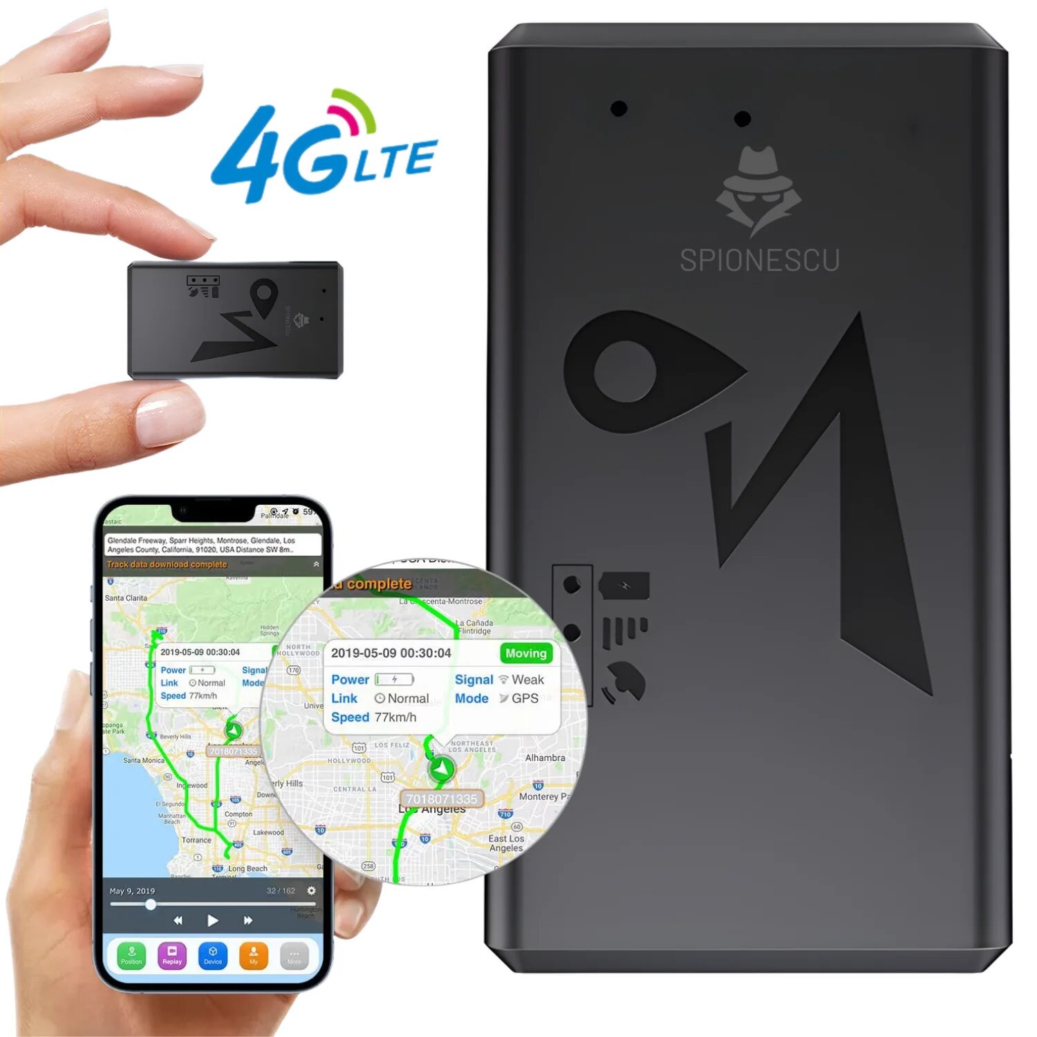 GPS Tracker Auto Spionescu Q8