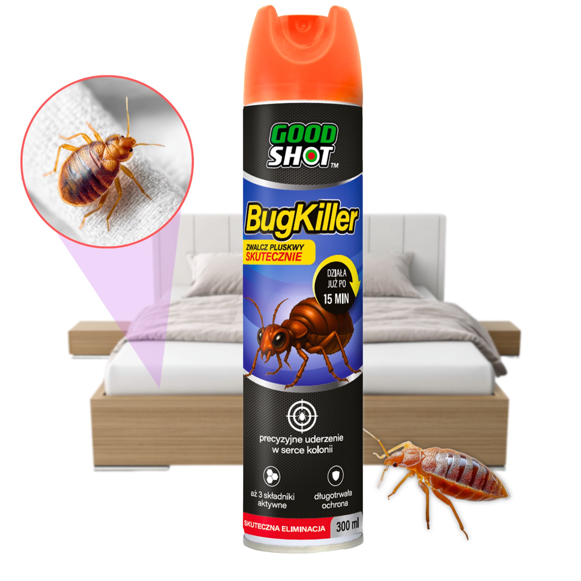 Spray impotriva plosnitelor GOODSHOT 300 ml
