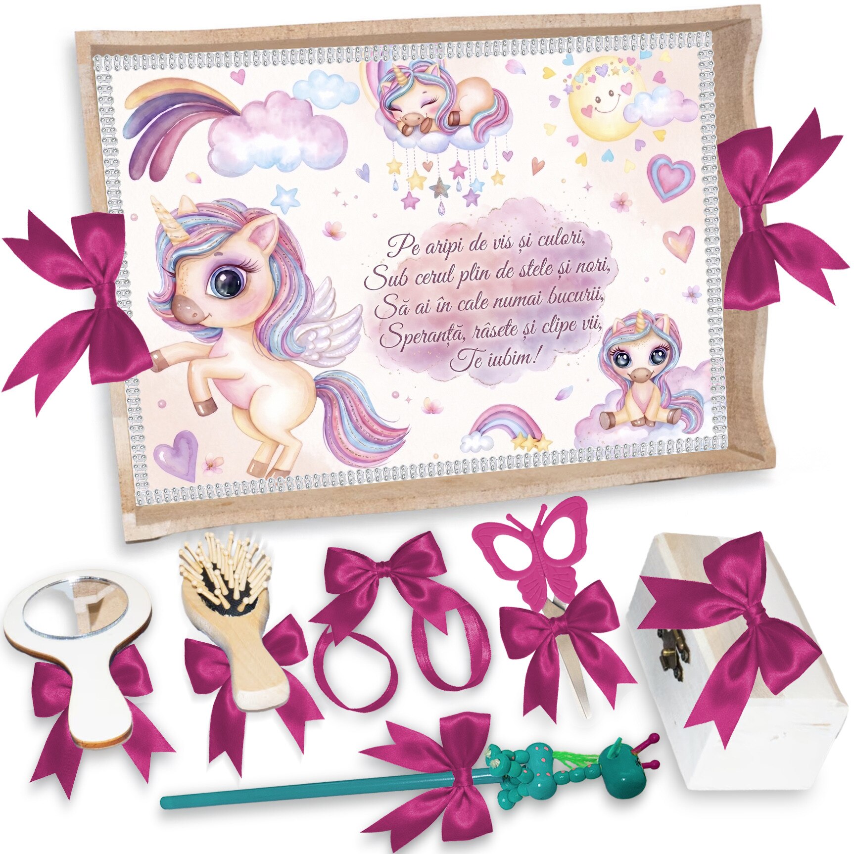 LoreBebe Unicorn 7 Piese