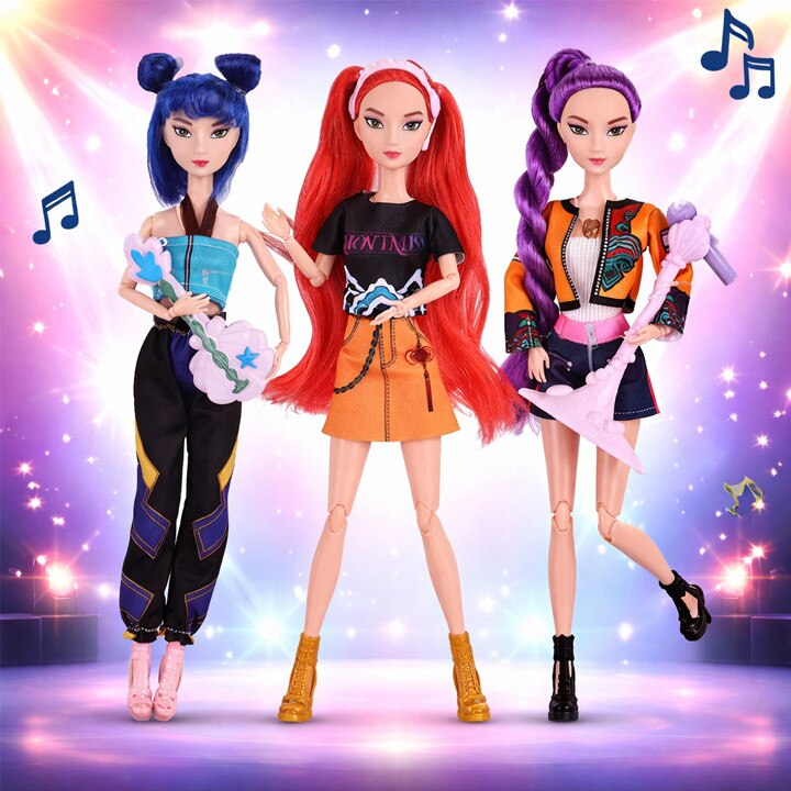 Set 3 Papusi Muzicale K-POP Devil Hunter